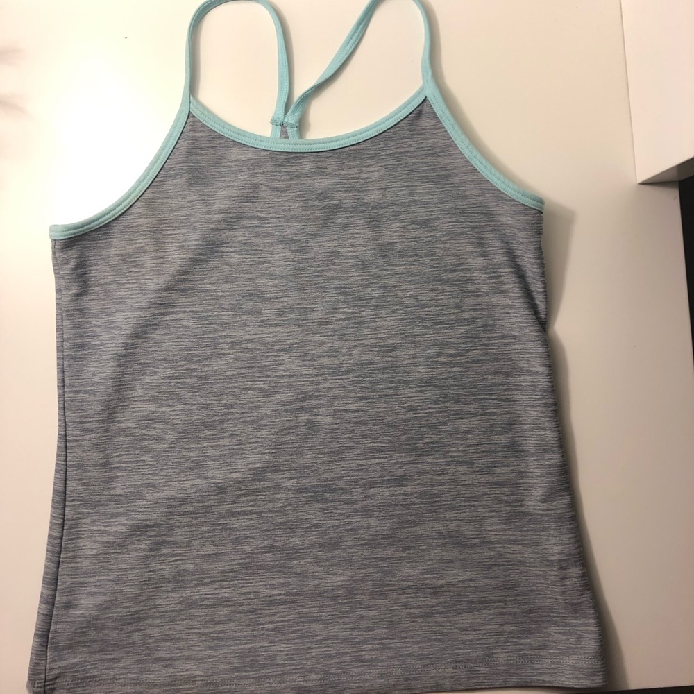 A racer back workout top